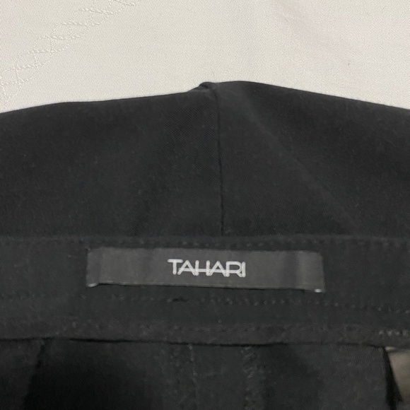 Tahari Straight Leg Black Dress Pants Women's - Picture 3 of 7